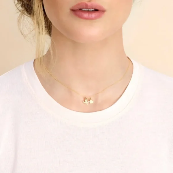 Minitials Drie Oblique Ketting