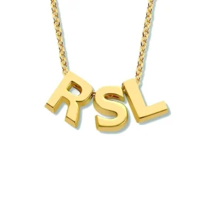 Minitials Drie Signature Ketting