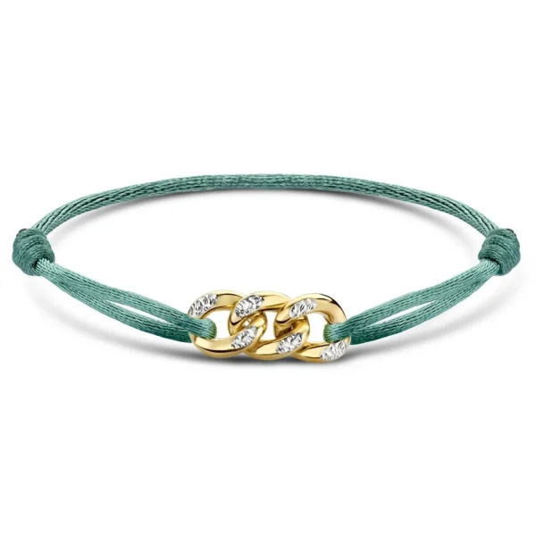 Minitials Drie Unchained Satijn V2 Armband