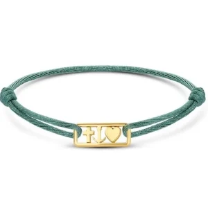Minitials Drie Unity Satijn Armband