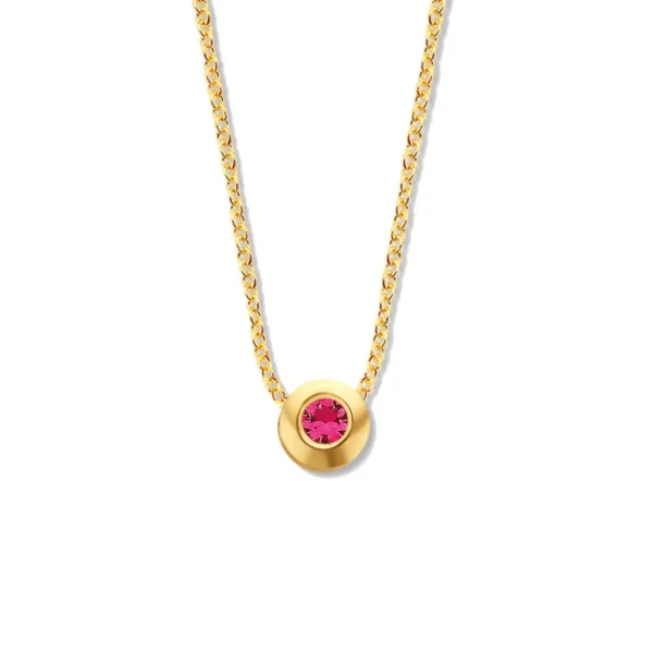Minitials Een Geboortesteen Ketting