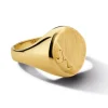 Minitials Fold Signet Ring