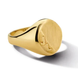 Minitials Fold Signet Ring