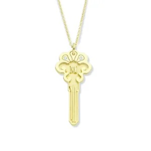 Minitials Kleine Victoria Key Ketting