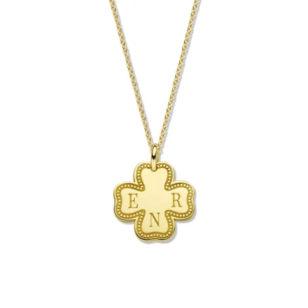 Minitials Lucky Leaf Ketting