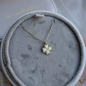 Minitials Lucky Leaf Ketting