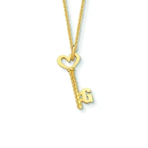 Minitials Één Key To My Heart Ketting