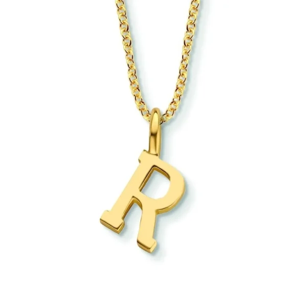 Minitials Één Oblique Ketting