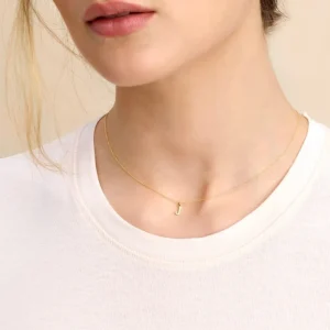Minitials Één Oblique Ketting