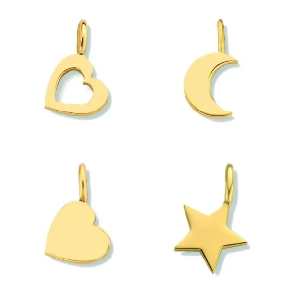Minitials Één Oblique Ketting