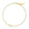 Minitials Één Signature Één Diamant Armband