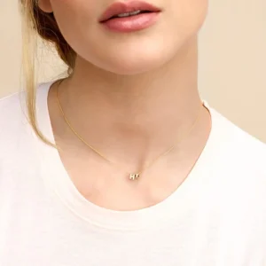 Minitials Één Signature Één Diamant Ketting