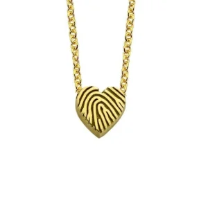 Minitials Één Signature Vingerafdruk Ketting