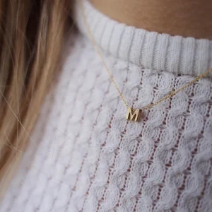 Minitials Één Signature Vingerafdruk Ketting