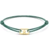Minitials Één Unity Satijn Armband