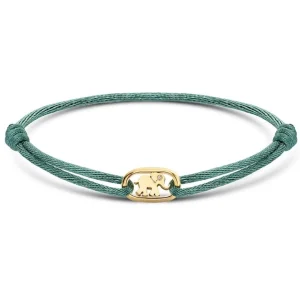 Minitials Ovale Één Blend Satijn Armband