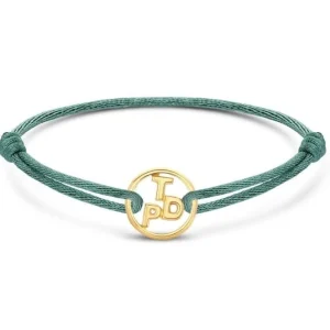 Minitials Ronde Drie Signature Satijnen Armband