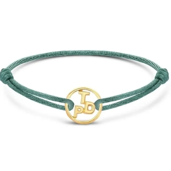Minitials Ronde Drie Signature Satijnen Armband