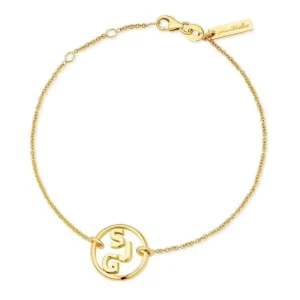 Minitials Ronde Drie Signature Armband