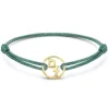 Minitials Ronde Één Signature Één Blend Satijn Armband