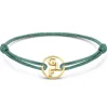 Minitials Ronde Twee Signature Één Blend Satijn Armband