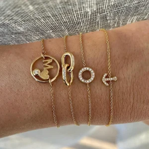 Minitials Signature Pavé Symbool Armband