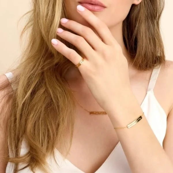 Minitials Sparkle Snake Armband