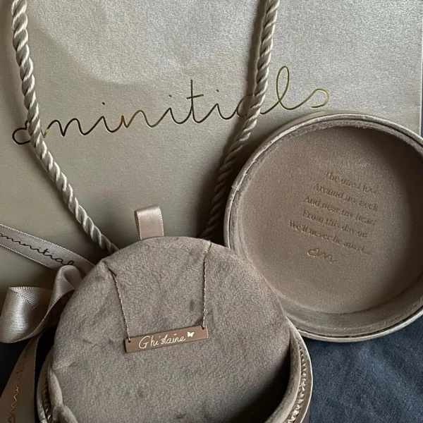 Minitials Sparkle Snake Ketting