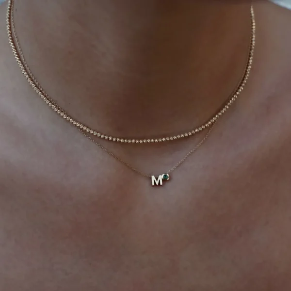 Minitials Spheres Choker
