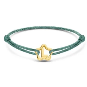 Minitials Starfish Satijn Armband