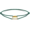 Minitials Tricolore Satijn Armband