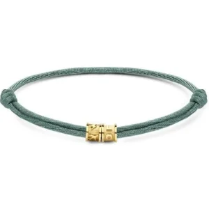 Minitials Twee Benji Blocks Satijn Armband