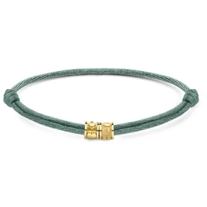 Minitials Twee Benji XL Satijn armband