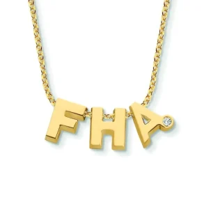 Minitials Twee Signature Één Blend Ketting