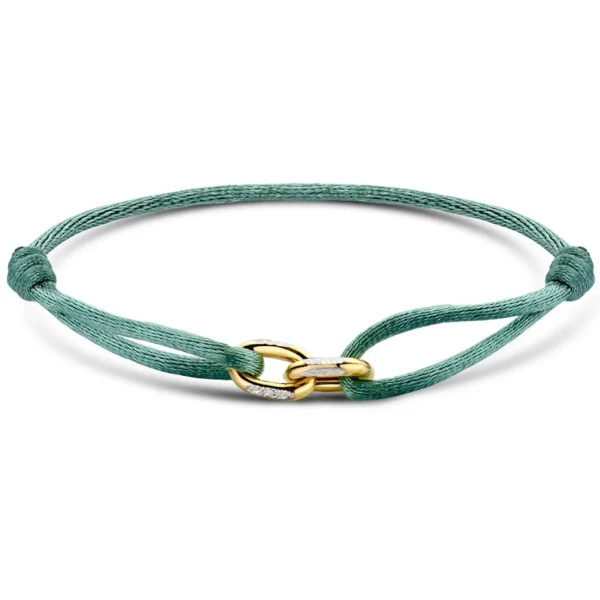 Minitials Twee Unchained Satijn Armband