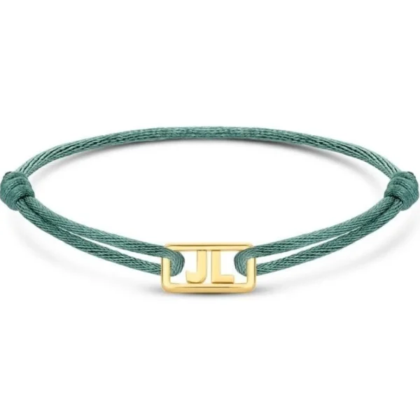Minitials Twee Unity Satijn Armband