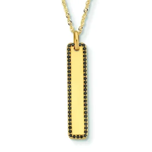 Minitials Vertical Diamanten Bedel