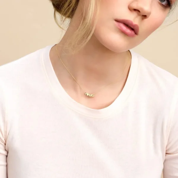 Minitials Vier Signature Ketting