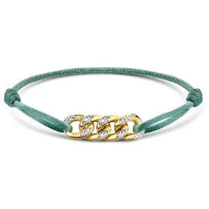 Minitials Vier Unchained V2 Satijn Armband