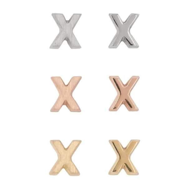 Minitials Vier Unity Leren Armband