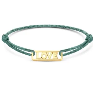 Minitials Vier Unity Satijn Armband