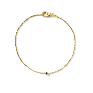 Miss Spring Armband Button Robijn