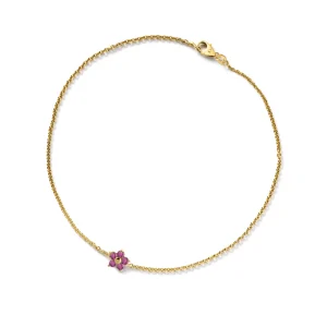 Miss Spring Armband In Full Bloom Hot Pink