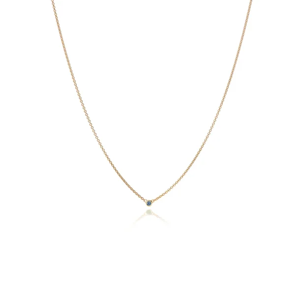 Miss Spring Collier Blauw Saffier