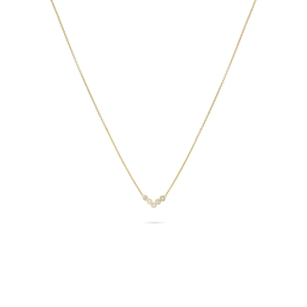 Miss Spring Collier Button V 5 Stone MSC545