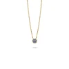 Miss Spring Collier Disc Blauw Saffier