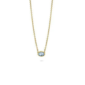 Miss Spring Collier Ma Petite Blauw Topaas MSC507-BT