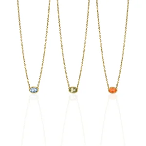 Miss Spring Collier Ma Petite Blauw Topaas MSC507-BT