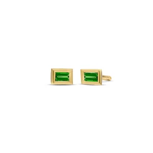 Miss Spring Oorknop Brilliantly Bezel Baquette Smaragd MSO613-SM