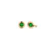 Miss Spring Oorknop Brilliantly Bezel Briljant Smaragd